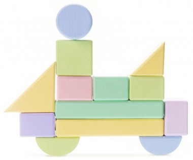 Дерев'яний Конструктор Xiaomi BEVA Variety Assembled Building Colored Blocks 80 шт